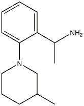 1-[2-(3-methylpiperidin-1-yl)phenyl]ethan-1-amine Struktur