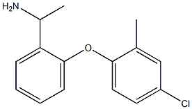 1-[2-(4-chloro-2-methylphenoxy)phenyl]ethan-1-amine Struktur