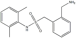 1-[2-(aminomethyl)phenyl]-N-(2,6-dimethylphenyl)methanesulfonamide Struktur