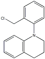 1-[2-(chloromethyl)phenyl]-1,2,3,4-tetrahydroquinoline Struktur