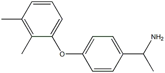 1-[4-(2,3-dimethylphenoxy)phenyl]ethan-1-amine Struktur