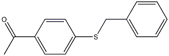 1-[4-(benzylsulfanyl)phenyl]ethan-1-one Struktur