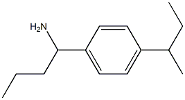 1-[4-(butan-2-yl)phenyl]butan-1-amine Struktur