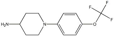 1-[4-(trifluoromethoxy)phenyl]piperidin-4-amine Struktur