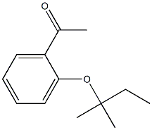 1-{2-[(2-methylbutan-2-yl)oxy]phenyl}ethan-1-one Struktur