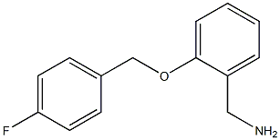 1-{2-[(4-fluorobenzyl)oxy]phenyl}methanamine Struktur