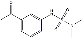 1-{3-[(dimethylsulfamoyl)amino]phenyl}ethan-1-one Struktur