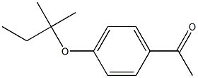 1-{4-[(2-methylbutan-2-yl)oxy]phenyl}ethan-1-one Struktur