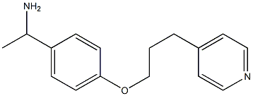 1-{4-[3-(pyridin-4-yl)propoxy]phenyl}ethan-1-amine Struktur