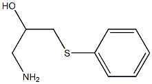 1-amino-3-(phenylsulfanyl)propan-2-ol Struktur