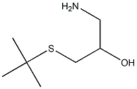 1-amino-3-(tert-butylsulfanyl)propan-2-ol Struktur