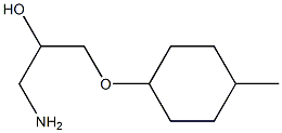 1-amino-3-[(4-methylcyclohexyl)oxy]propan-2-ol Struktur