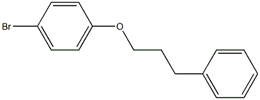 1-bromo-4-(3-phenylpropoxy)benzene Struktur