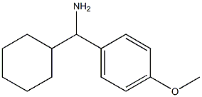 1-cyclohexyl-1-(4-methoxyphenyl)methanamine Struktur