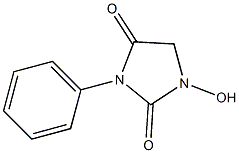 1-hydroxy-3-phenylimidazolidine-2,4-dione Struktur