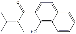 1-hydroxy-N-methyl-N-(propan-2-yl)naphthalene-2-carboxamide Struktur