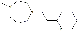 1-methyl-4-[2-(piperidin-2-yl)ethyl]-1,4-diazepane Struktur