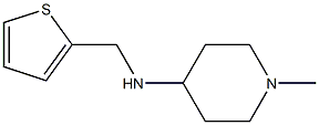 1-methyl-N-(thiophen-2-ylmethyl)piperidin-4-amine Struktur