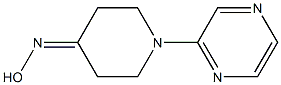 1-pyrazin-2-ylpiperidin-4-one oxime Struktur