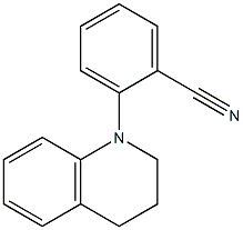 2-(1,2,3,4-tetrahydroquinolin-1-yl)benzonitrile Struktur