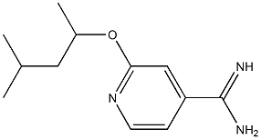 2-(1,3-dimethylbutoxy)pyridine-4-carboximidamide Struktur