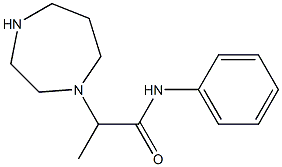 2-(1,4-diazepan-1-yl)-N-phenylpropanamide Struktur