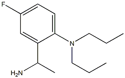 2-(1-aminoethyl)-4-fluoro-N,N-dipropylaniline Struktur