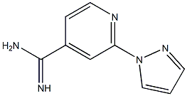 2-(1H-pyrazol-1-yl)pyridine-4-carboximidamide Struktur