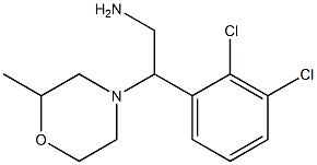 2-(2,3-dichlorophenyl)-2-(2-methylmorpholin-4-yl)ethanamine Struktur