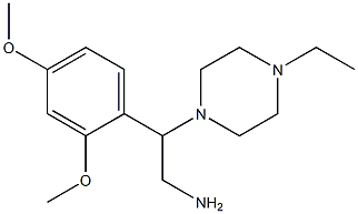 2-(2,4-dimethoxyphenyl)-2-(4-ethylpiperazin-1-yl)ethanamine Struktur