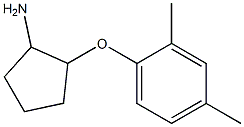 2-(2,4-dimethylphenoxy)cyclopentanamine Struktur