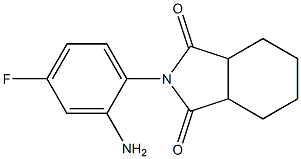 2-(2-amino-4-fluorophenyl)hexahydro-1H-isoindole-1,3(2H)-dione Struktur