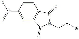 2-(2-bromoethyl)-5-nitro-2,3-dihydro-1H-isoindole-1,3-dione Struktur