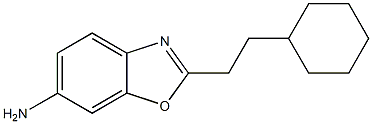 2-(2-cyclohexylethyl)-1,3-benzoxazol-6-amine Struktur