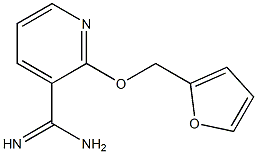 2-(2-furylmethoxy)pyridine-3-carboximidamide Struktur