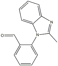 2-(2-methyl-1H-1,3-benzodiazol-1-yl)benzaldehyde Struktur