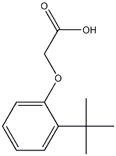 2-(2-tert-butylphenoxy)acetic acid Struktur