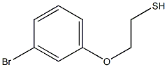 2-(3-bromophenoxy)ethanethiol Struktur