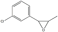 2-(3-chlorophenyl)-3-methyloxirane Struktur