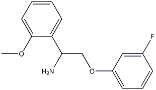 2-(3-fluorophenoxy)-1-(2-methoxyphenyl)ethanamine Struktur