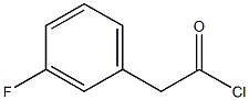 2-(3-fluorophenyl)acetyl chloride Struktur