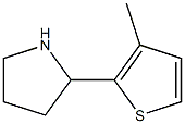 2-(3-methylthien-2-yl)pyrrolidine Struktur