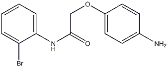 2-(4-aminophenoxy)-N-(2-bromophenyl)acetamide Struktur