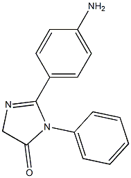 2-(4-aminophenyl)-3-phenyl-3,5-dihydro-4H-imidazol-4-one Struktur