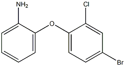 2-(4-bromo-2-chlorophenoxy)aniline Struktur