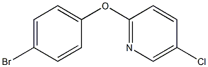 2-(4-bromophenoxy)-5-chloropyridine Struktur