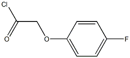 2-(4-fluorophenoxy)acetyl chloride Struktur