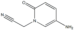 2-(5-amino-2-oxo-1,2-dihydropyridin-1-yl)acetonitrile Struktur