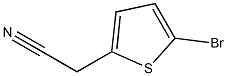 2-(5-bromothiophen-2-yl)acetonitrile Struktur