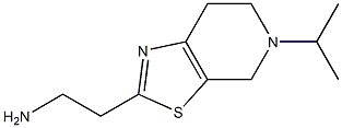 2-(5-isopropyl-4,5,6,7-tetrahydro[1,3]thiazolo[5,4-c]pyridin-2-yl)ethanamine Struktur